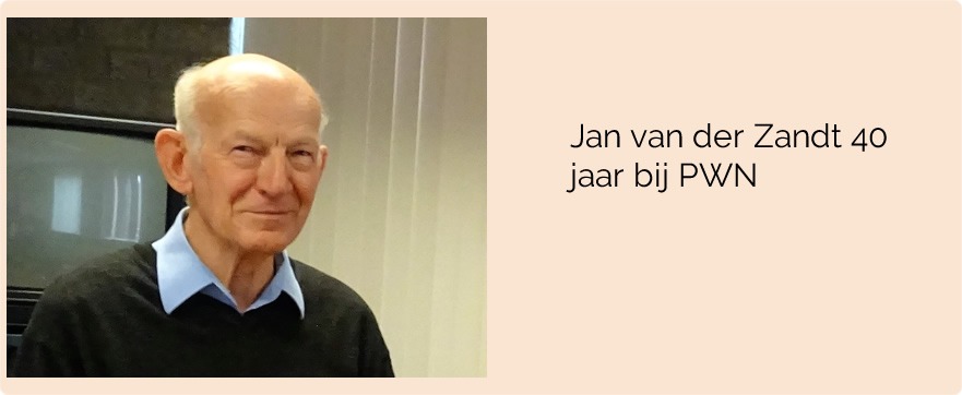 Jan van der Zandt 40 jaar bij PWN