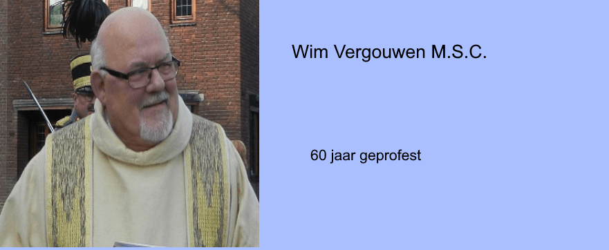 Jubileum Wim Vergouwen msc 2023