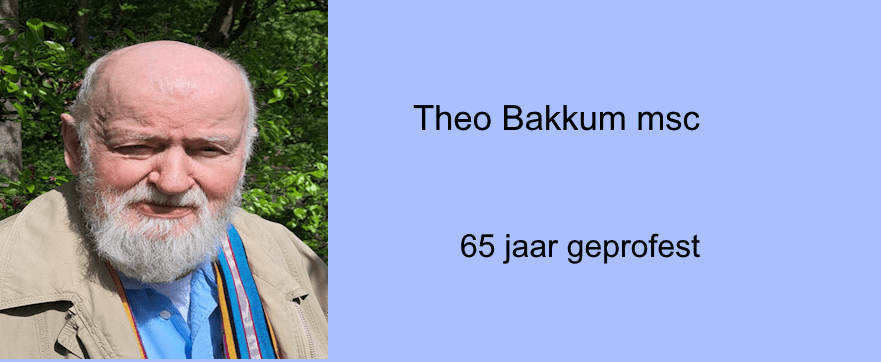 Jubileum 2025: Theo Bakkum msc