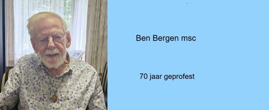 Jubileum 2026 Ben Bergen msc